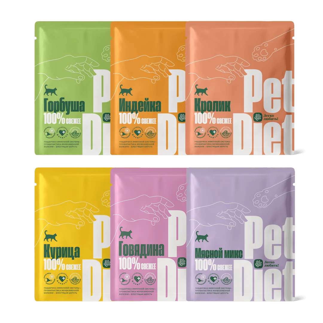 Стартовый набор Pet Diet — 6 вкусов